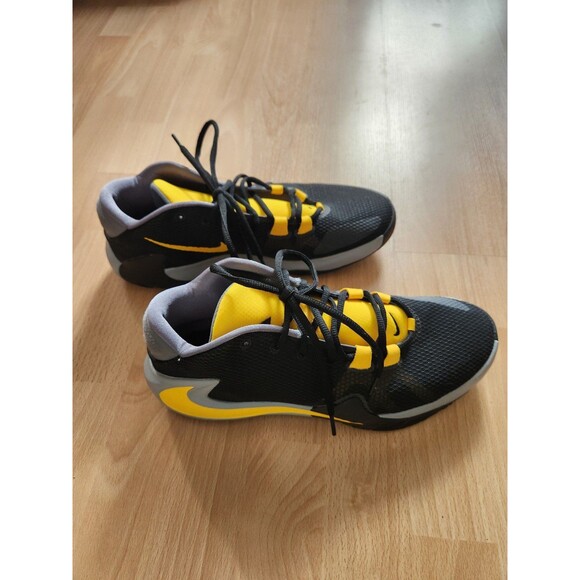 Nike Zoom Freak Shoes 10.5 Yellow Black Giannis main image 6